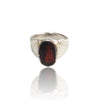 Natural Hessonite Silver Ring 5.08 Ct