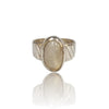 Natural Moonstone Silver Ring 6.83 Ct