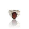 Natural Hessonite Silver Ring 4.85 Ct