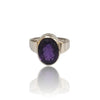 Natural Amethyst Silver Ring 7.91 Ct