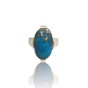 Natural Fairoos Silver Ring 24.87 Ct