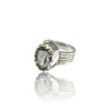 Natural Quartz Silver Ring 9.12 Ct