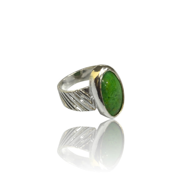 Natural Husaini Fairoos Silver Ring 7.04 Ct