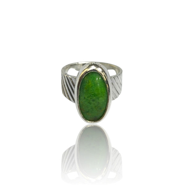 Natural Husaini Fairoos Silver Ring 7.04 Ct