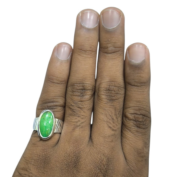 Natural Husaini Fairoos Silver Ring 7.04 Ct