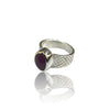 Natural Ruby Silver Ring 4.93 Ct