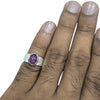 Natural Ruby Silver Ring 4.93 Ct