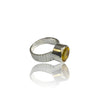 Natural Citrine Silver Ring 4.03 Ct