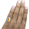 Natural Opal Silver Ring 5.93 Ct