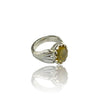 Natural Citrine Silver Ring 4.40 Ct