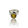 Natural Citrine Silver Ring 5.86 Ct