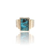 Natural Irani Fairoos Silver Ring 9.28 Ct