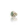 Natural Irani firoza turquoise silver ring 16.23ct — lab certified Click Gems