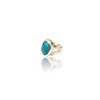 Natural Irani firoza turquoise silver ring 6.00ct — lab certified Click Gems