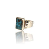 Natural Irani Fairoos Silver Ring 9.28 Ct