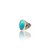 Natural American firoza turquoise silver ring 9.55ct — lab certified Click Gems