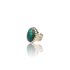 Natural Irani firoza turquoise silver ring 15.35ct — lab certified Click Gems